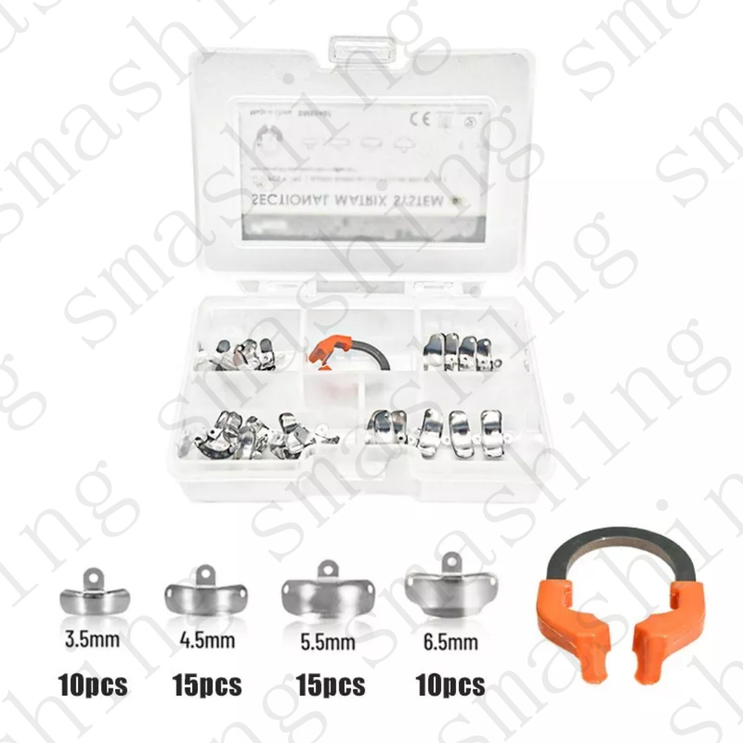 Dental Matrix Bands Ring Sectional Matrice Clamp Fit Palodent V3 System