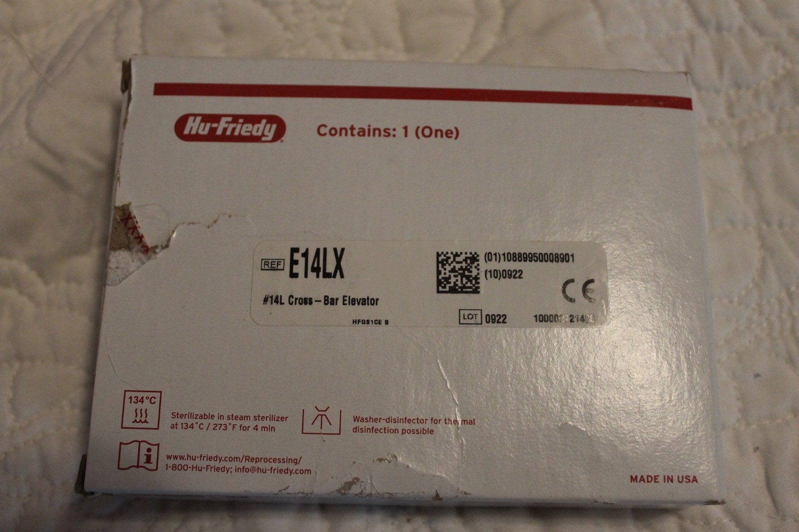 HU FRIEDY Cross Bar Elevator 14L 14R NEW pair