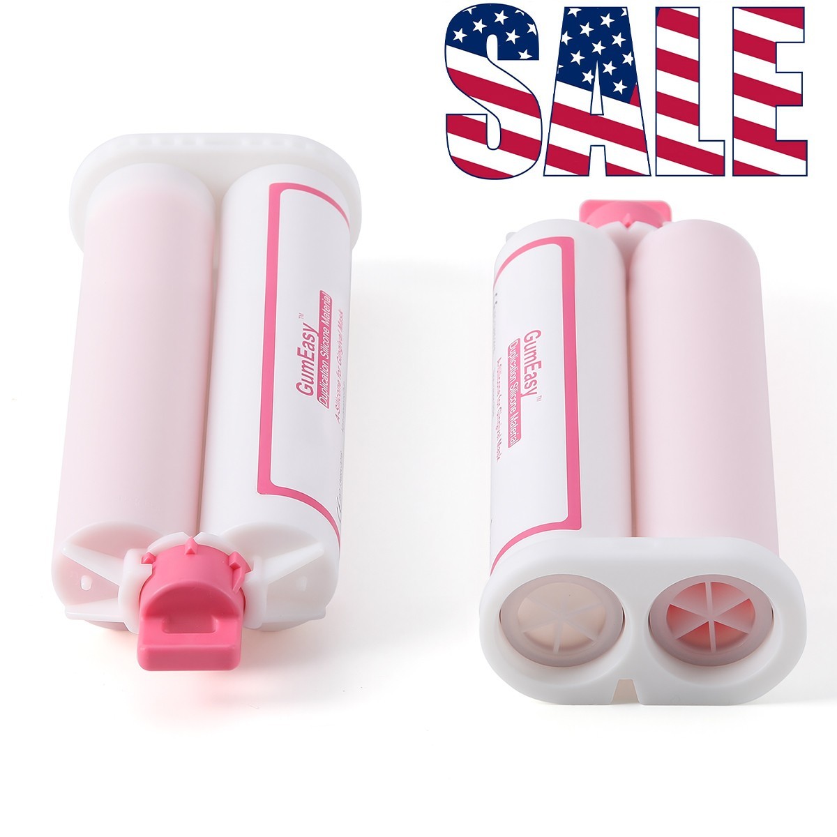 Dental Automix Flexible A-Silicona para mascarillas gingivales Duplicación USA