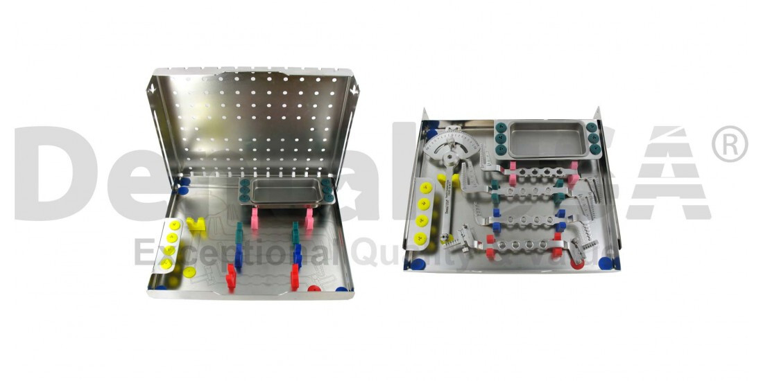 Dental USA CASSETTES SPECIAL FOR POWER IMPLANT GUIDE KIT 108 X 145 X 44mm (x2)