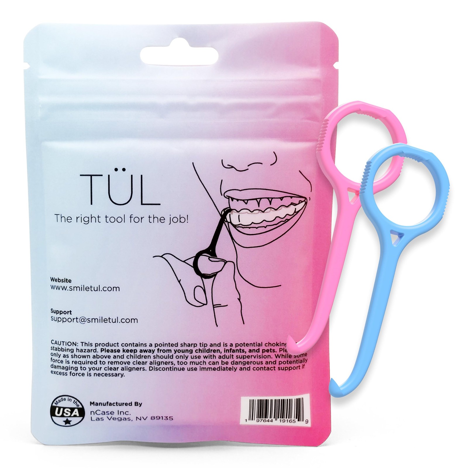 TÜL | Only Invisalign Remover Tool Made in the USA | Lifetime Variety 2 Pack