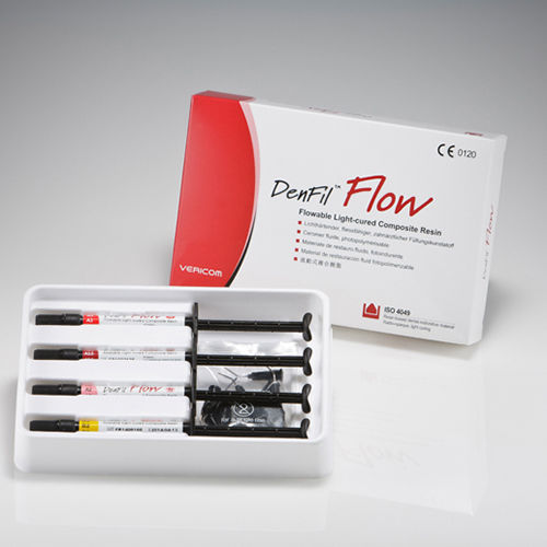 VERICOM DenFil Flowable Light-cured Composite Resin Restorative 4x2gm Syringe