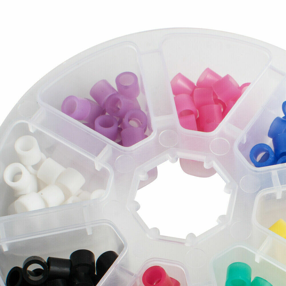 5 Box Dental Hygienist Autoclavable Silicone Rubber 8 Colors Mixed Assorted Ring