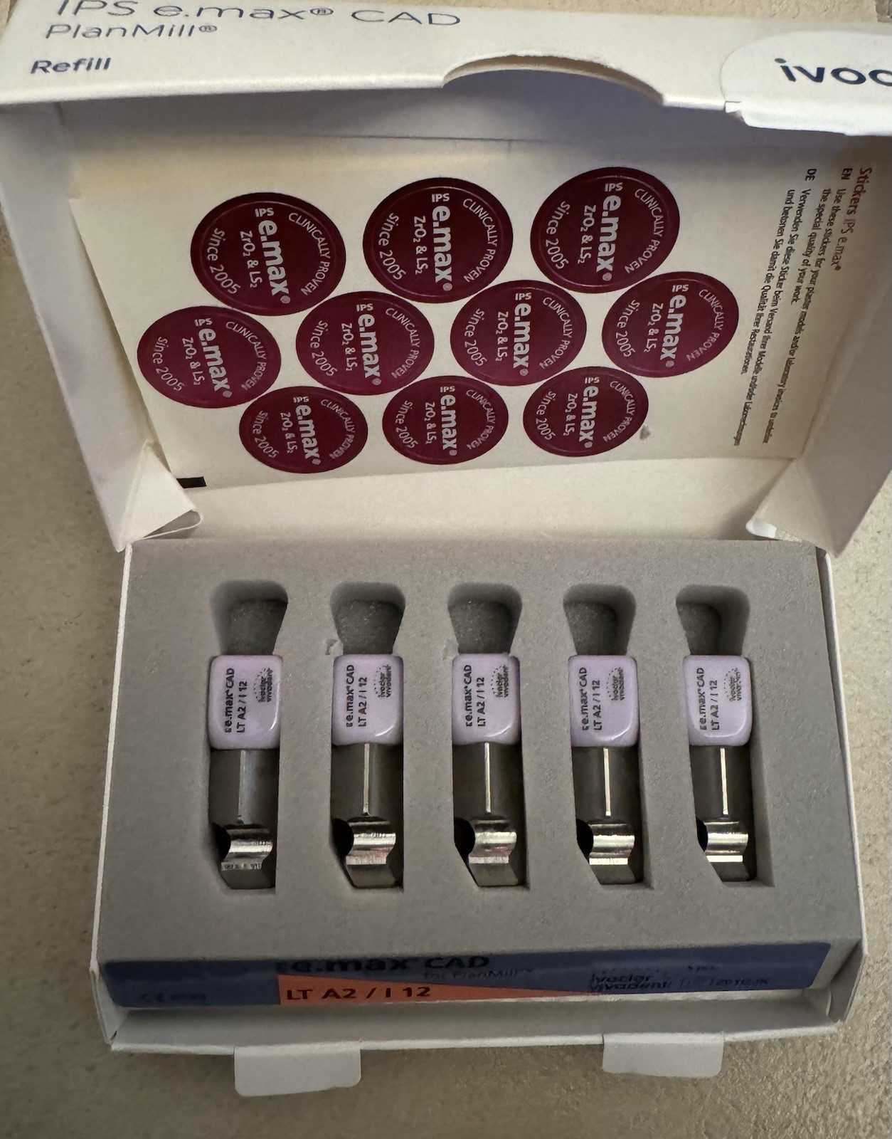 Ivoclar IPS e.max CAD planmill LT A2 I12 – Dental Lab
