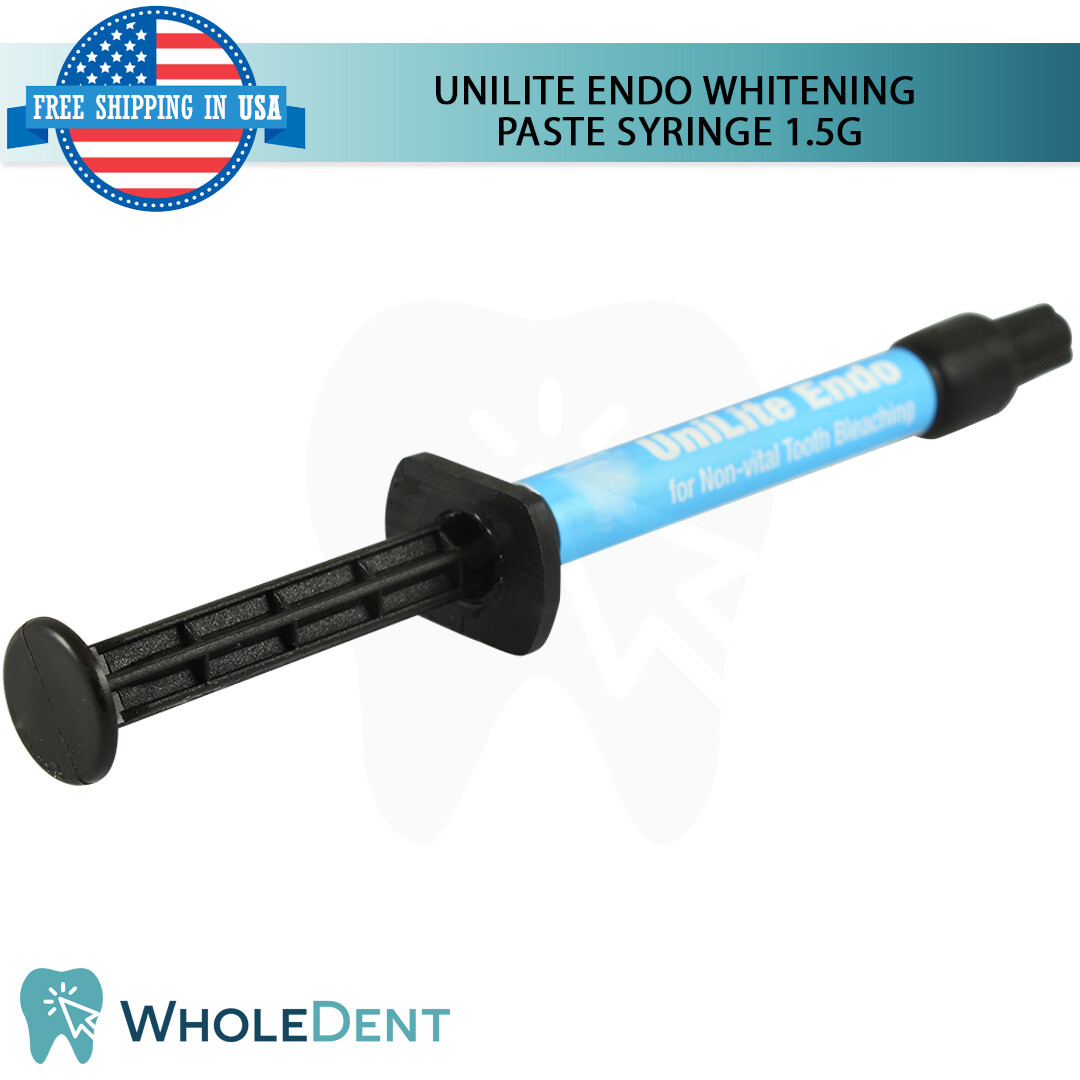 Endo Endodontic Whitening Paste Non-Vital Dental Tooth Bleaching 1.5g Syringe