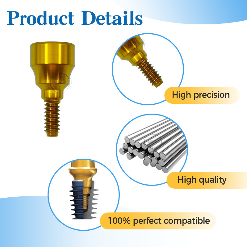 10 pcs Concave Healing cap healing abutment Gingiva formers fit to MIS Seven