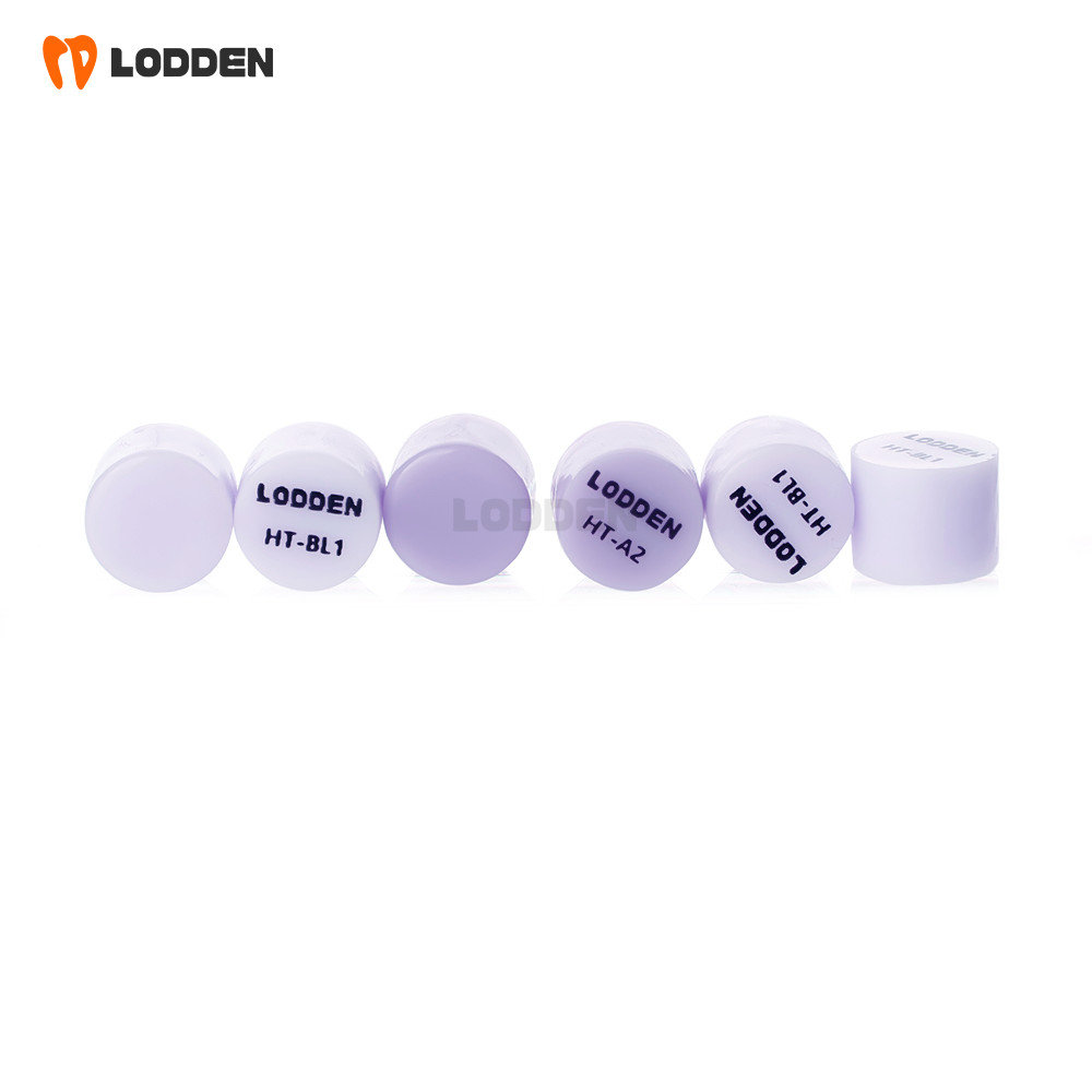 10pcs Dental Glass Ceramic Lithium Disilicate (LS2) IPS Emax Press Ingots