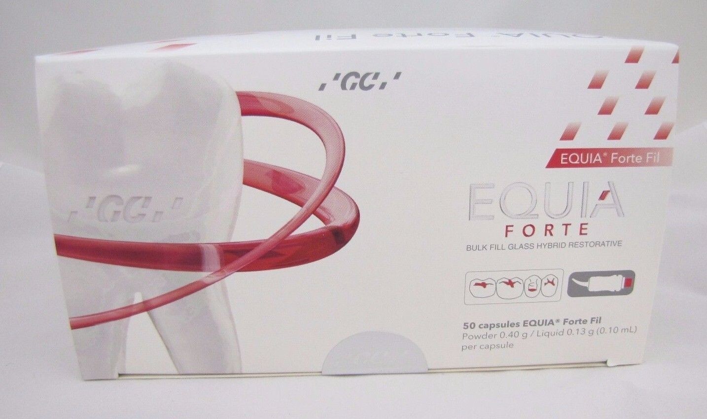 GC EQUIA Forte Bulk Fill Fluoride Releasing Glass Hybrid Restorative System A2