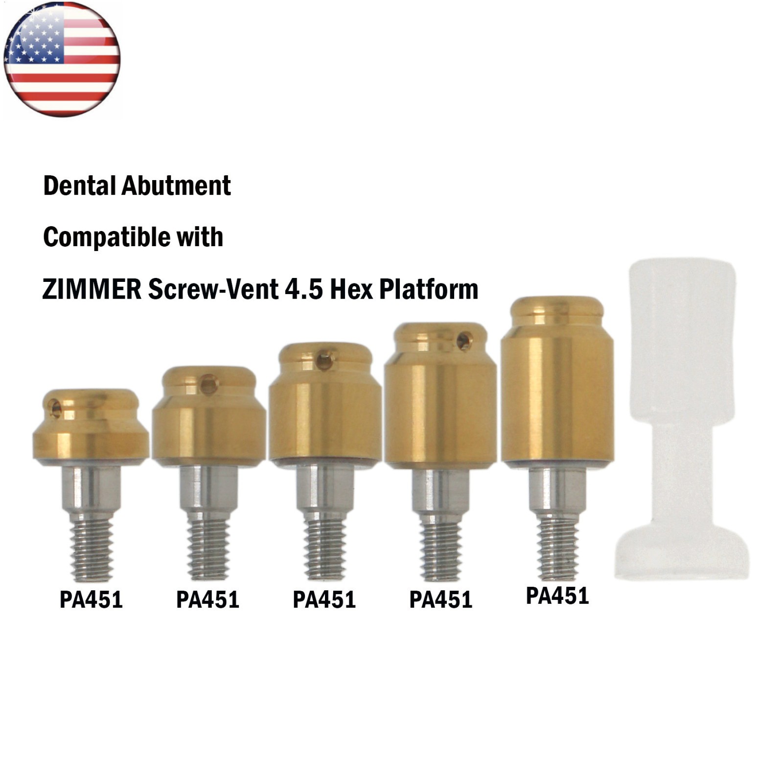 US Dental Locator Abutment For Hiossen Osstem/Nobel Active Biocare CC/Zimmer/MIS