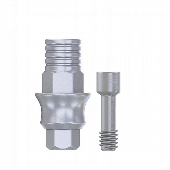 5x Dental Ti-Base Concave CAD/CAM Abut ment Internal Hexagonal Prosthetic