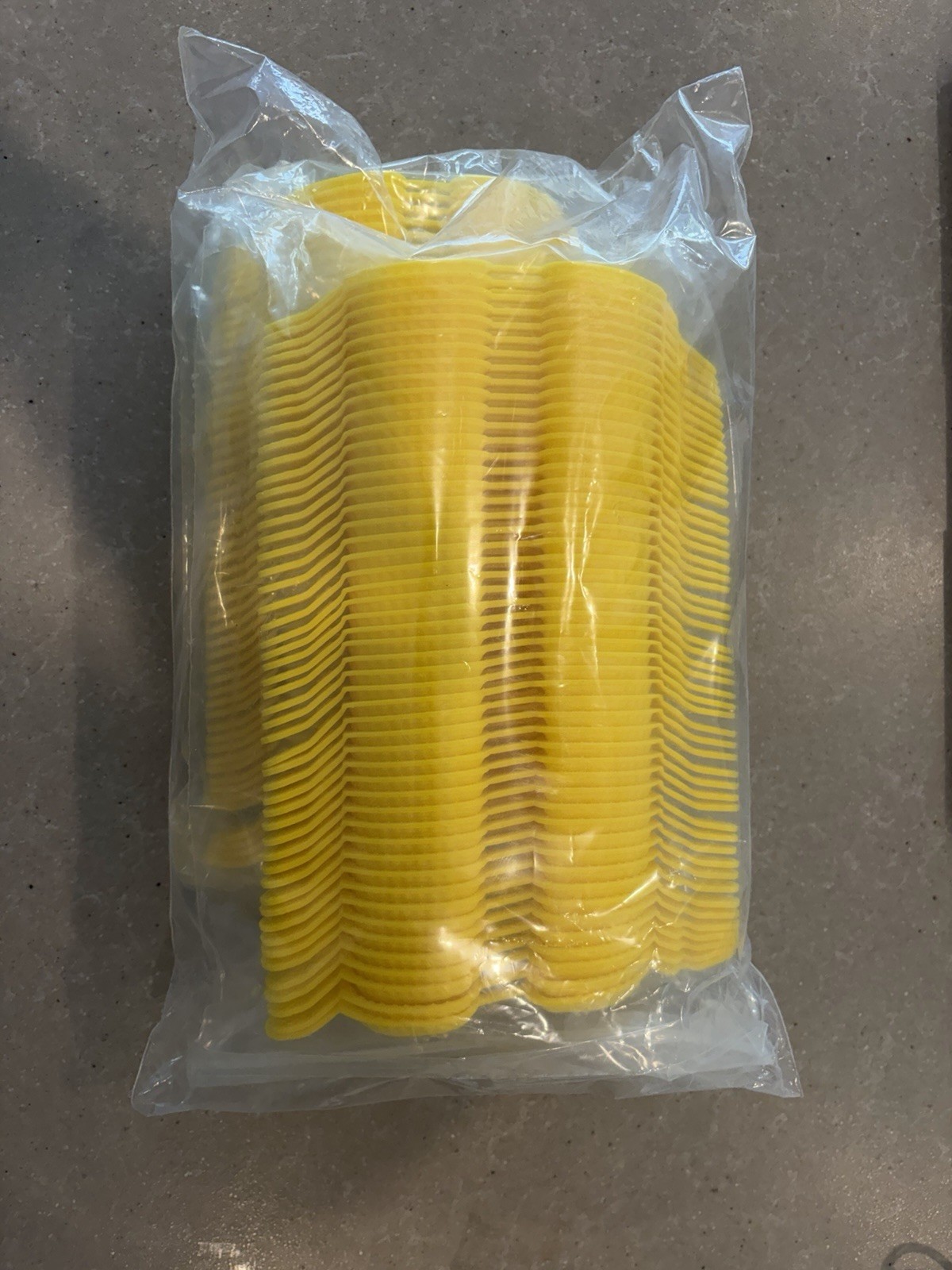Henry Schein Dental Disposable Fluoride Trays Small Yellow 100x USA