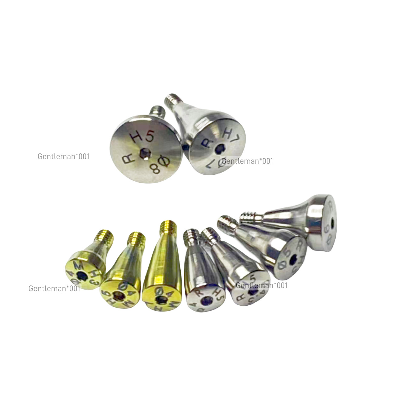 Dental Implan Healing Abutment Caps Cover Screw Mini Regular Platform Titanium