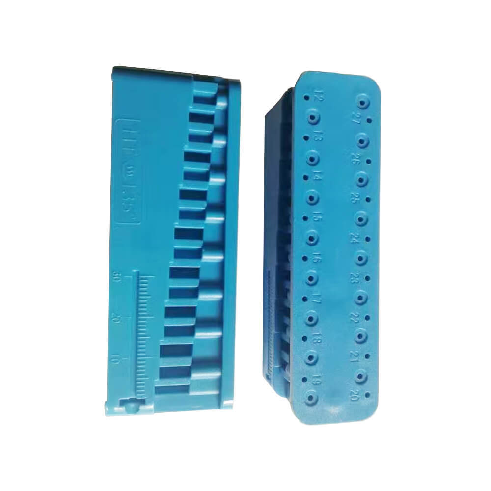 1 Set Dental Instrument Root Canal Endo Block Files Measurement Measuring Ruler