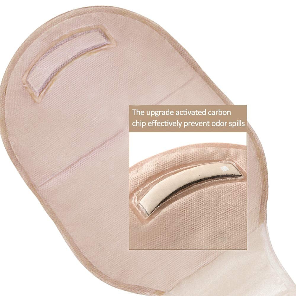 Carbou 21 PCS Ostomy Supplies Colostomy Bags Two Piece 12 Inch (Pack of 21)