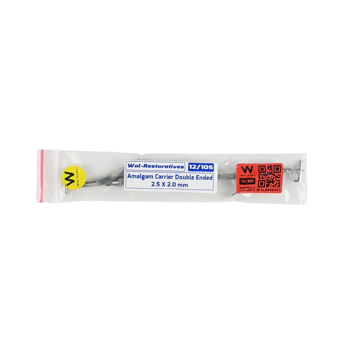 Waldent Amalgam Carrier Double Ended 2.5 x 2.0mm (12/105)