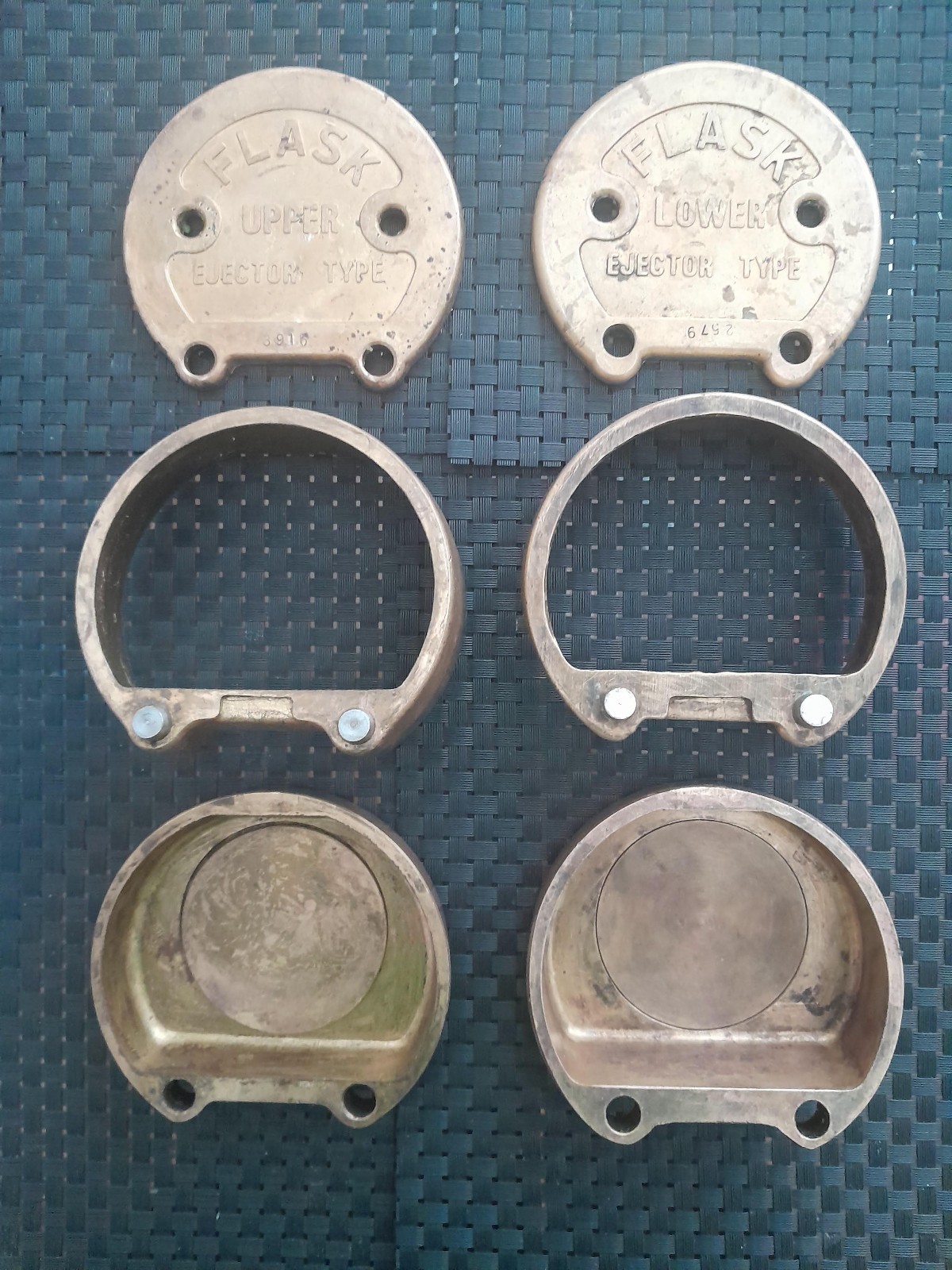 [ HANDLER ] 61 B Flask Compress with 2- Upper and Lower Ejector Type Kit USA