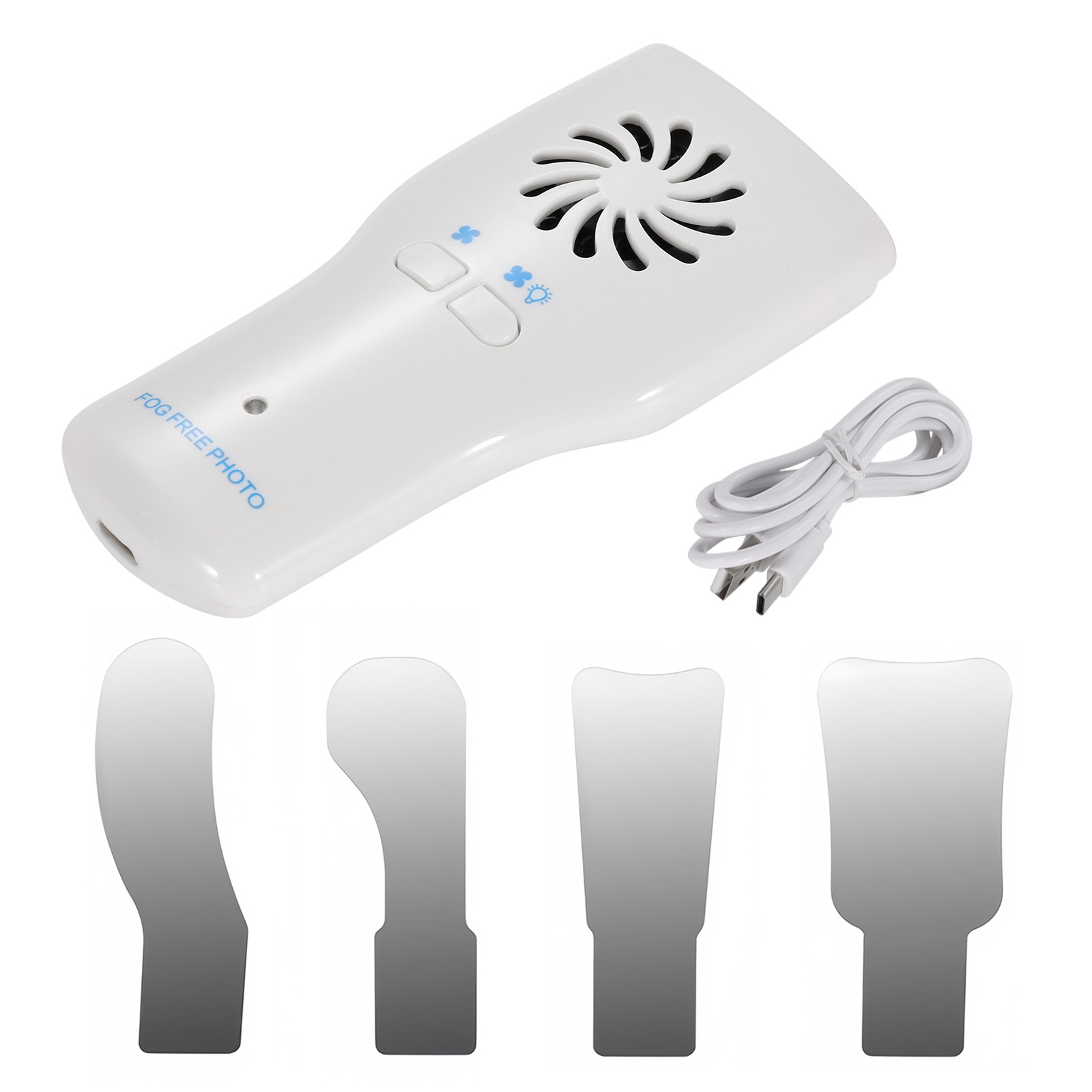 Dental Occlusal Mirror Fog Free LED Intra Oral Photo System 4 Mirrors Defogging