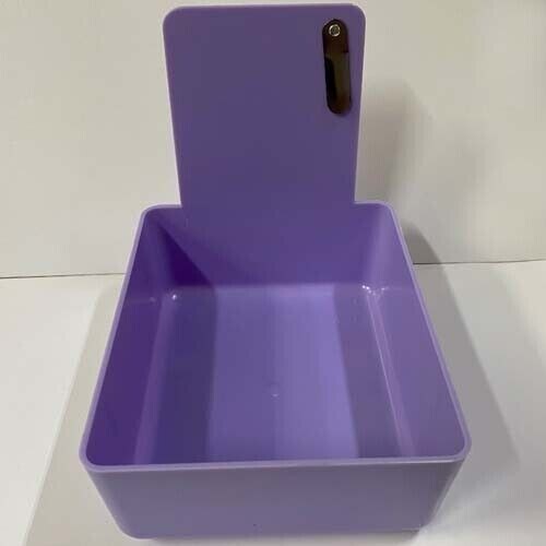 Lavender Dental Lab Pan w/ Stainless Steel Clip 20pk 7″ x 5¾” x 2½” Made in USA