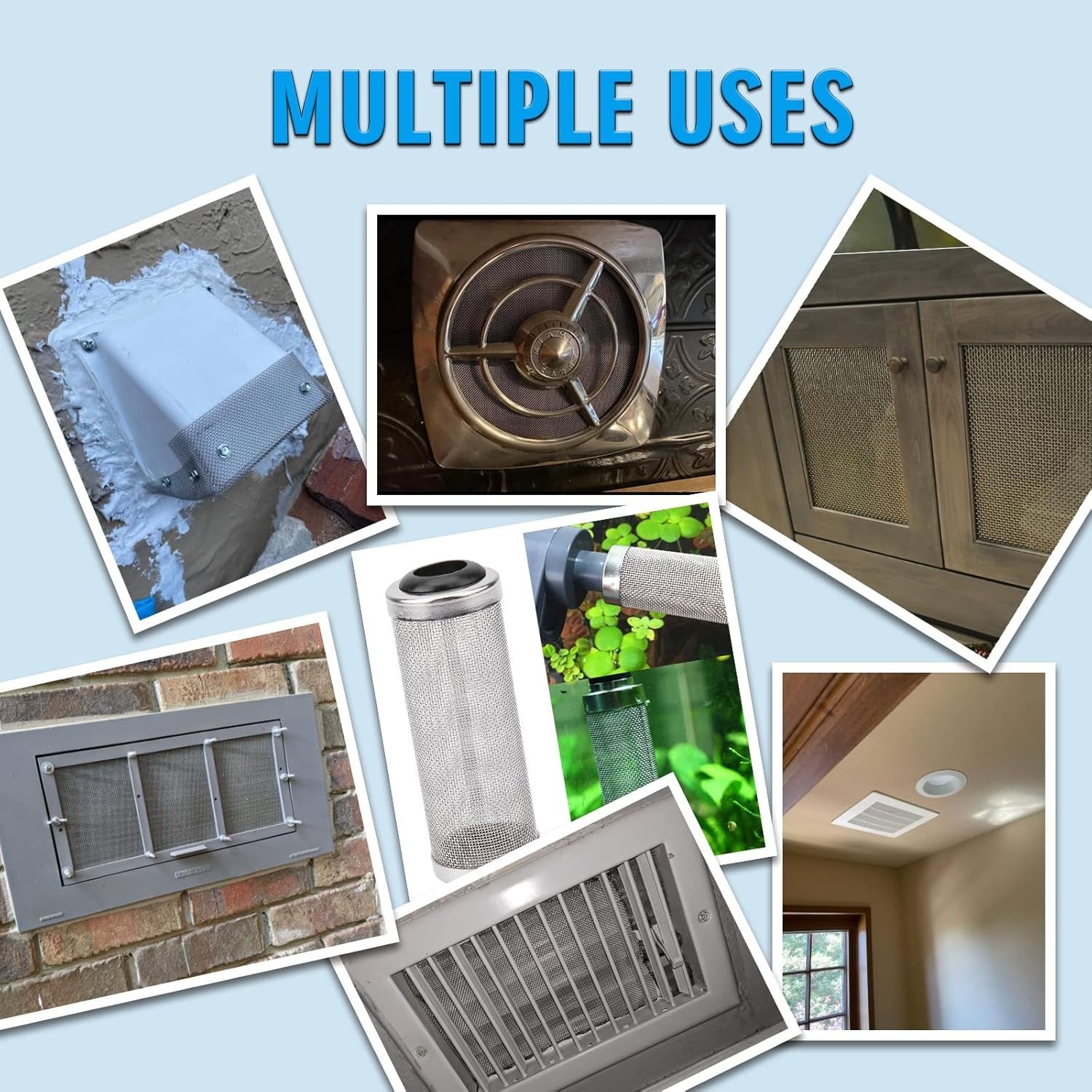 Bendable Stainless Steel Wire Mesh Sheets – 8.3″ x 11.8″ for Custom Applications