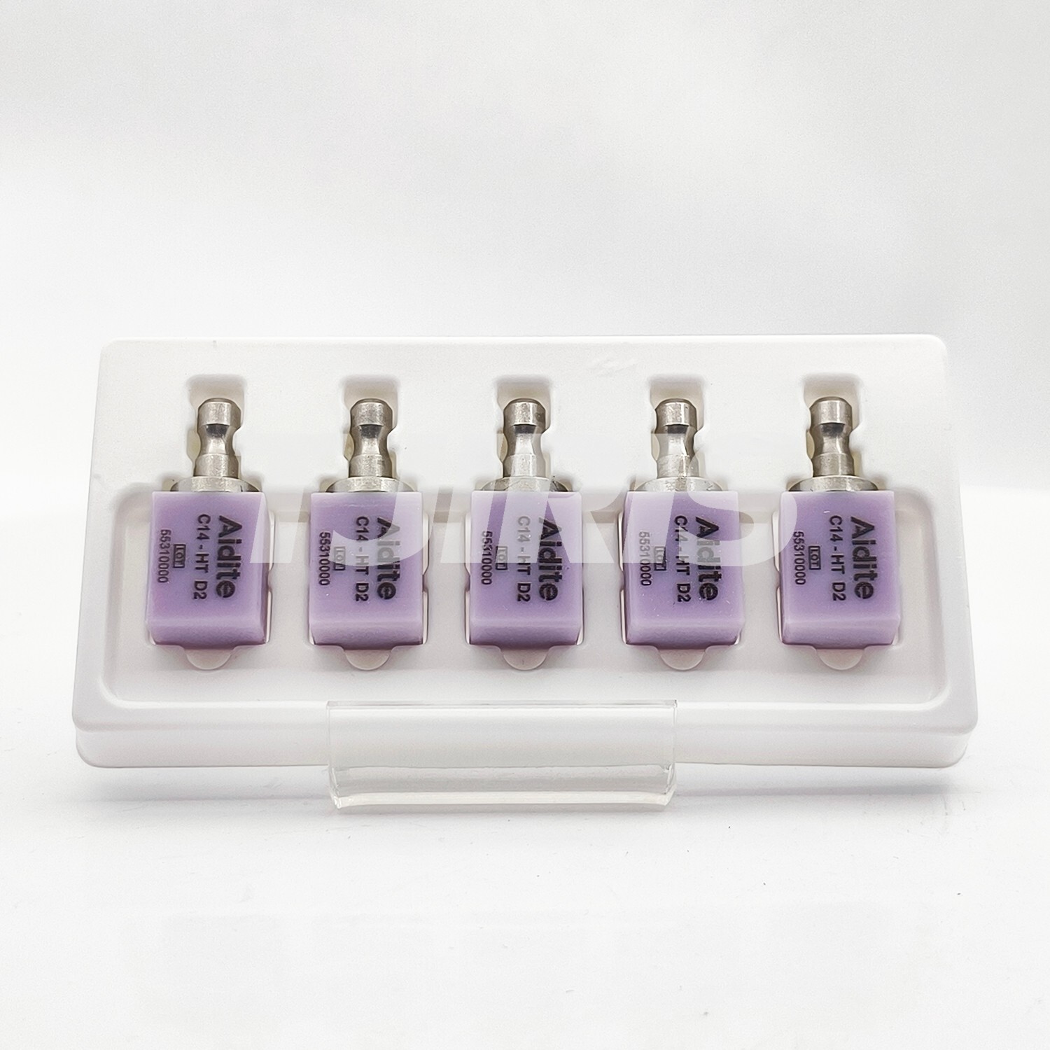 5Pcs Dental Glass Ceramic Lithium Dislicate Blocks for Sirona Cerec Emax CAD/CAM