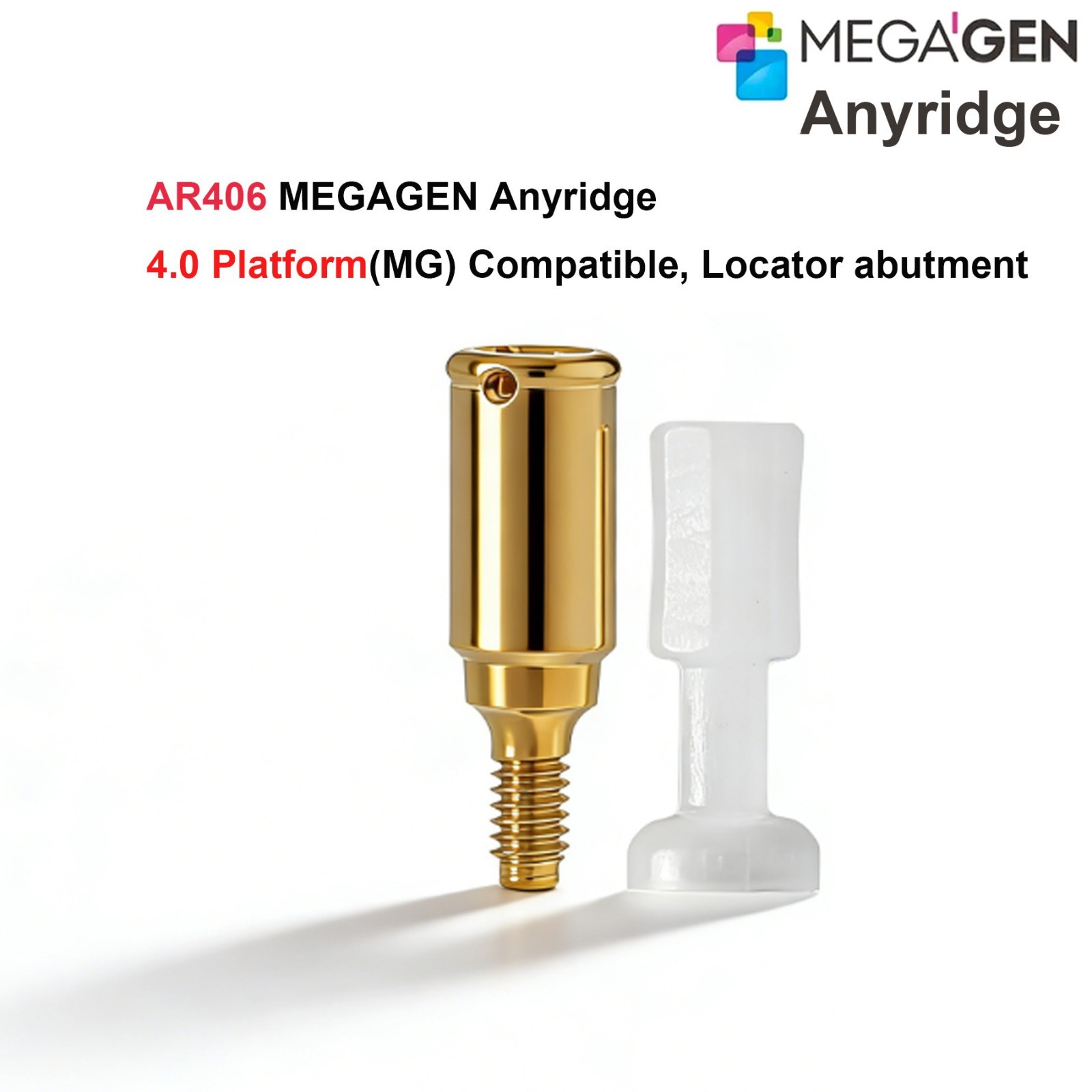 Zest Locator Overdenture Abutment Anchor For MEGAGEN AnyRidge AR Retention Caps