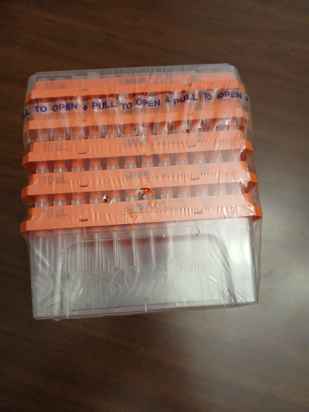 USA Scientific 10uL Natural Graduated Pipette Tip Refills Wafers 1111-3700