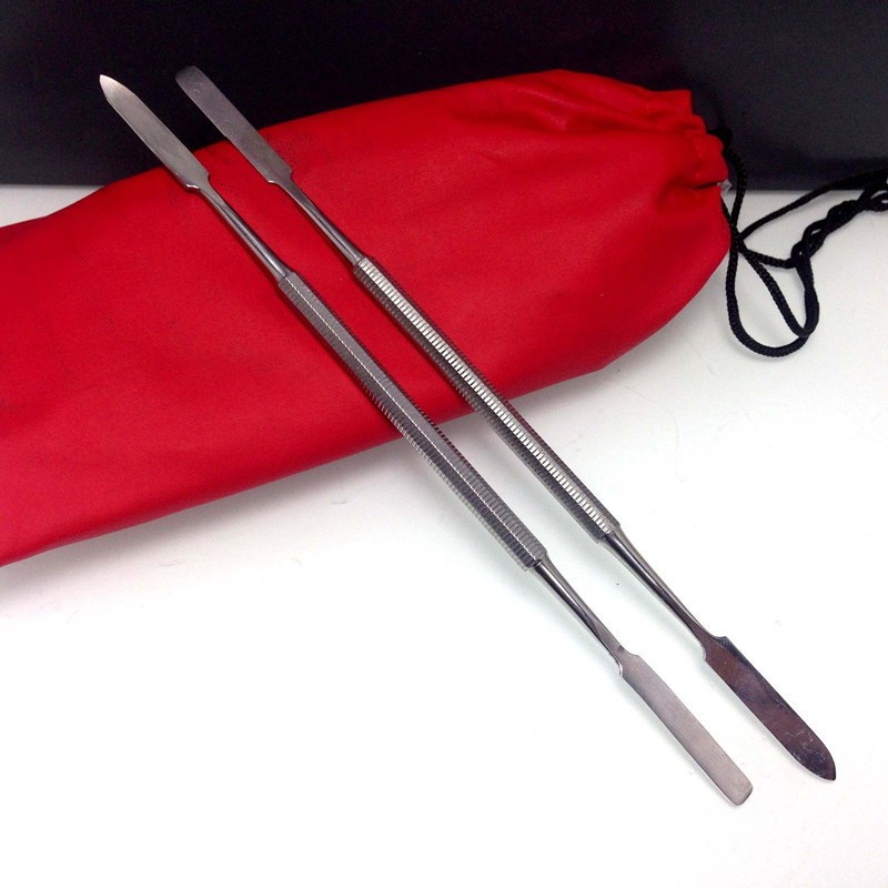 1 Pcs Dental Mixing Stainless Steel Cement Spatulas Wax Scraper Material Double