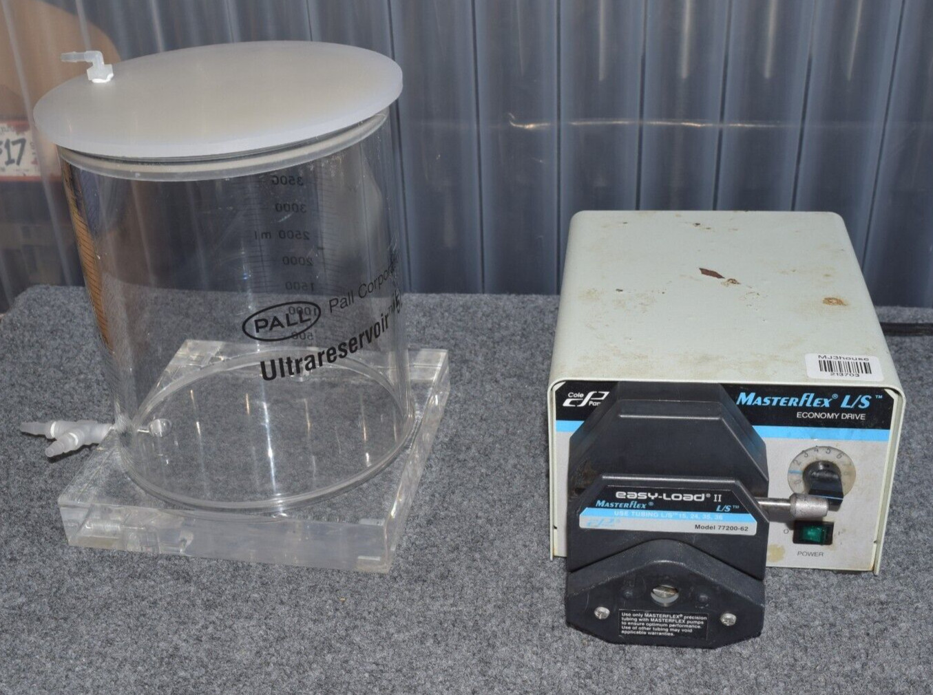 Pall Life Sciences ULTRARESERVOIR TM 5L w/Masterflex L/S Pump #213703-AY6