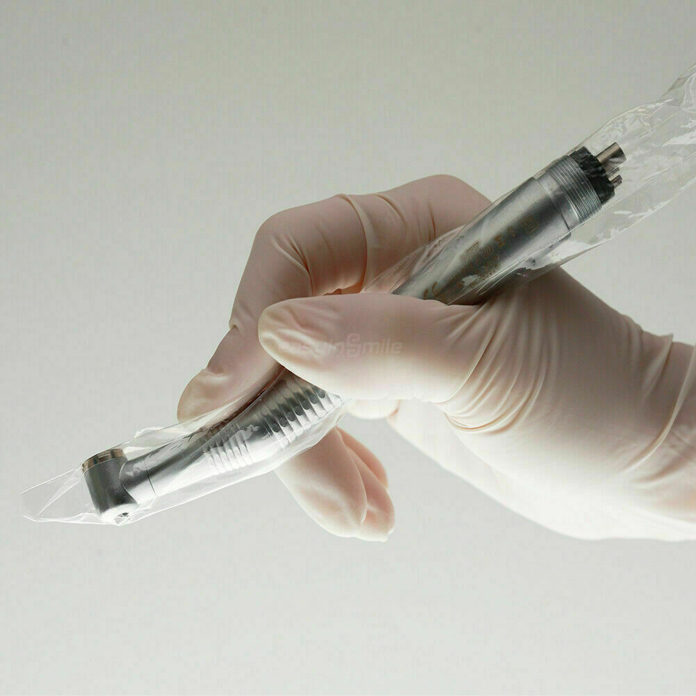 500Pcs Disposable Dental Low Speed Handpiece Sleeves Clear Plastic Cover 1.5″X8″
