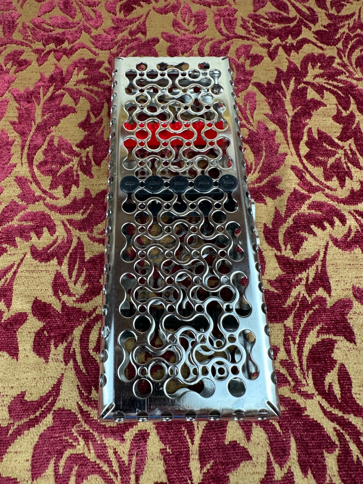 Hu-Friedy IMS Infinity Series Cassette Holds 5-instruments Red Black