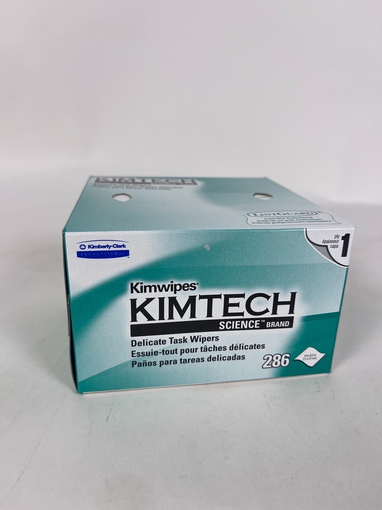 Kimtech Kimwipes Delicate Task Wipers 286 Sheets 34155 1 Box or Case of 60 Boxes
