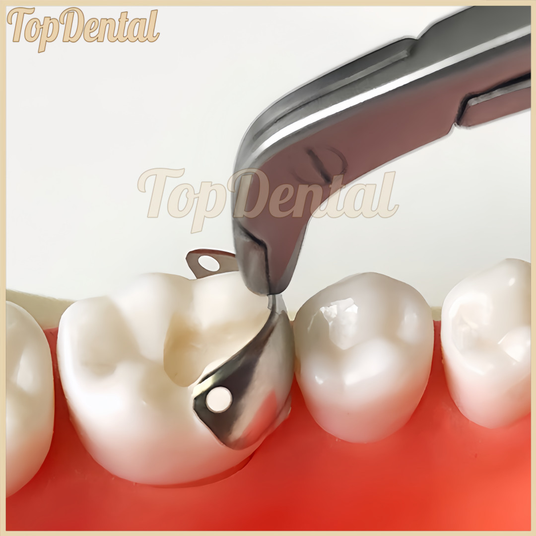 4 Size Dental Matrix Bands Titanium Sectional Contoured Clamp Rings Matrices
