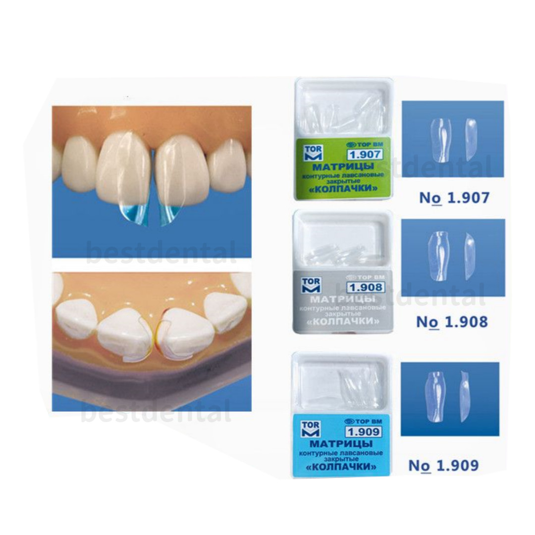 USA Dental Clear Matrix TOR VM Anterior Matrices Bow BT Matrices Fits Bioclear
