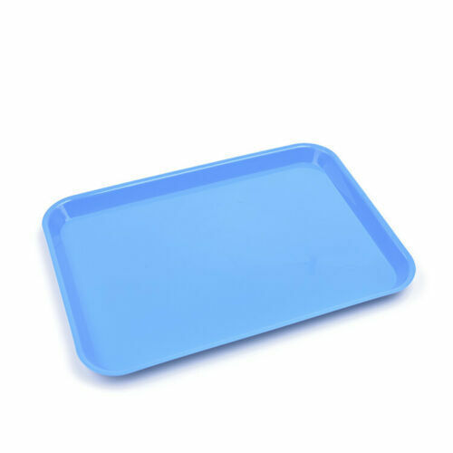 Dental Flat Plastic Tray Size B Autoclavable Instrument Set Up 13.25″ x 9.75″