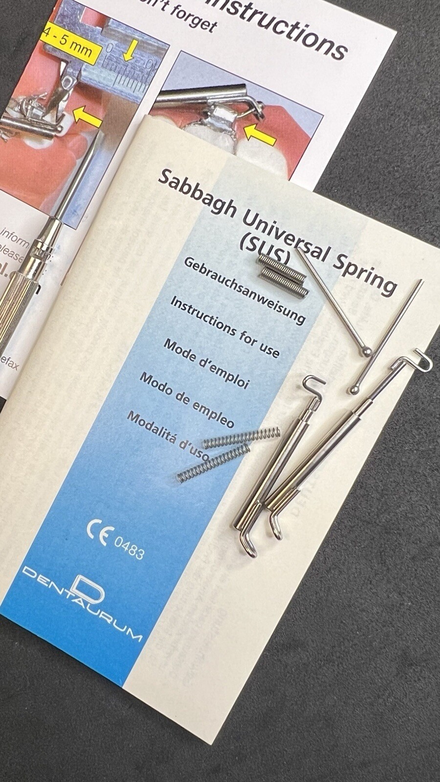 1 Set Sabbagh Mandibular Repositioning Appliance SUS Herbst Jasper Dentaurum
