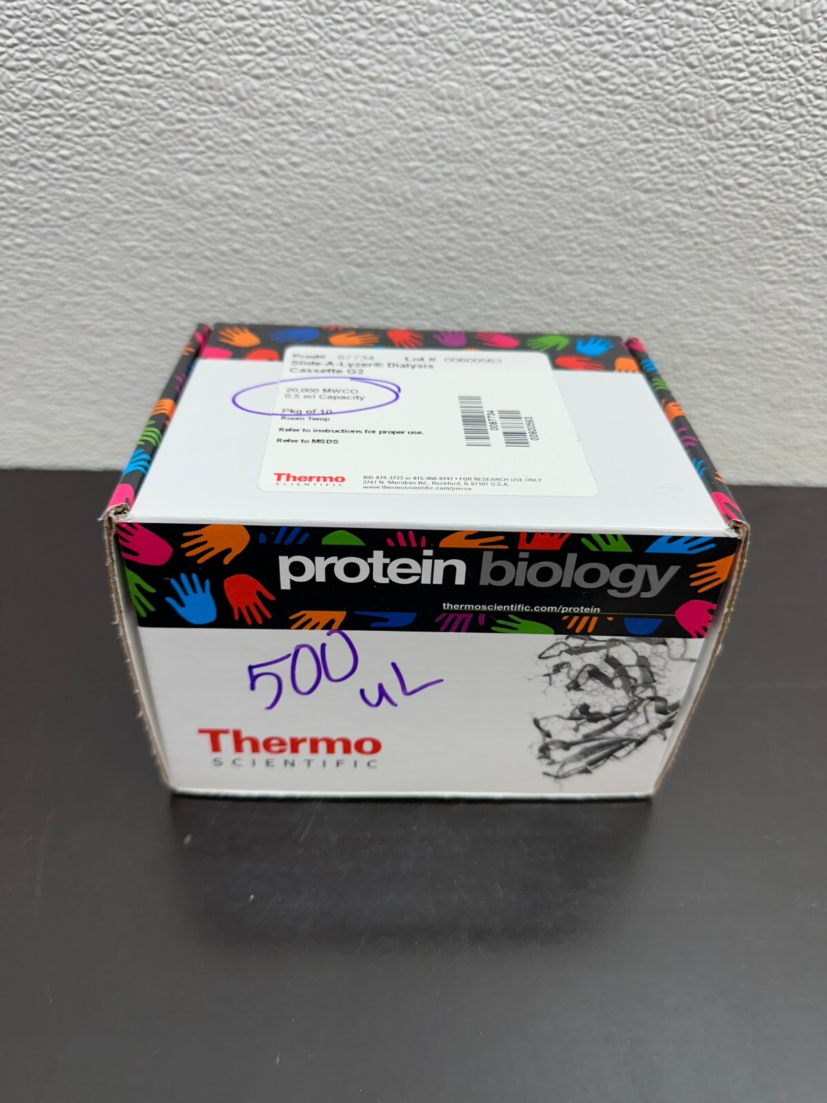 Thermo Scientific PN 87734 Slide A Lyzer Dialysis Cassette G2 05ml 20K