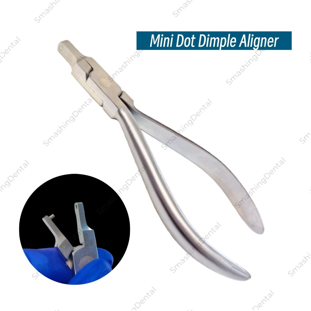 Dental Ortho Mini Dot Plier Retainer Invisible Brace Clear Aligner Dimple Pliers