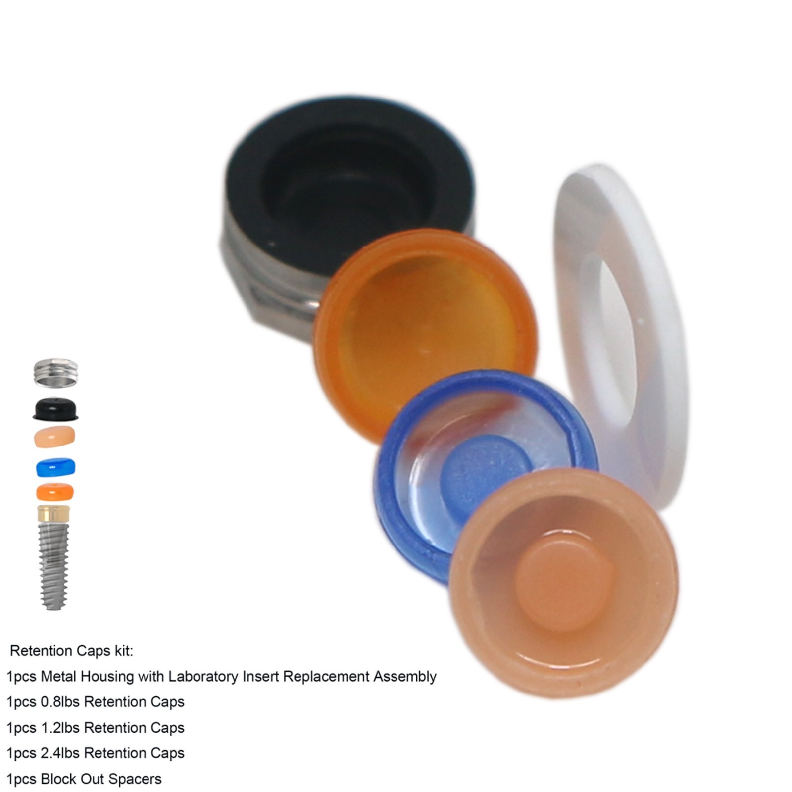 US Dental overdenture Locator Legacy Abutment fit Hiossen ET ZEST locator System