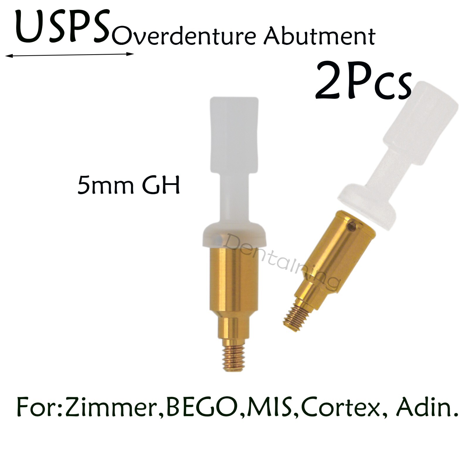 US Zimmer Mis Adin Bego Cortex Implant Locator Abutments For 1-5mm