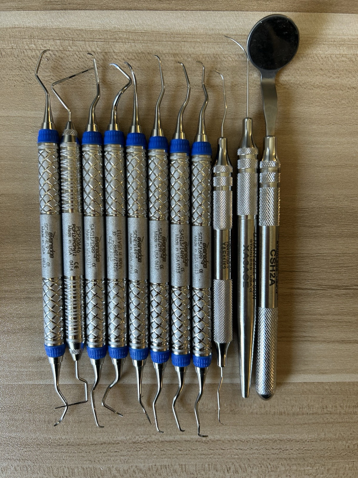 LOT OF 11 Hu-Friedy Dental Instruments: SG15, SG17, SAS11, SAS1, SC4R FAST SHIP!