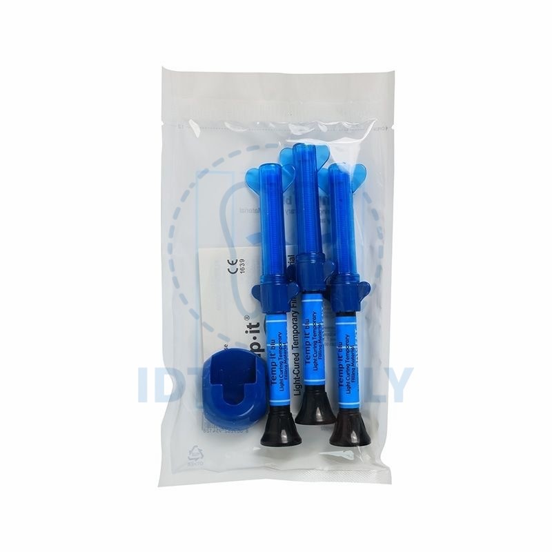 Spident Inlay Clay Light Cure Temporary Filling 3g Yellow Blue Elastic Resin