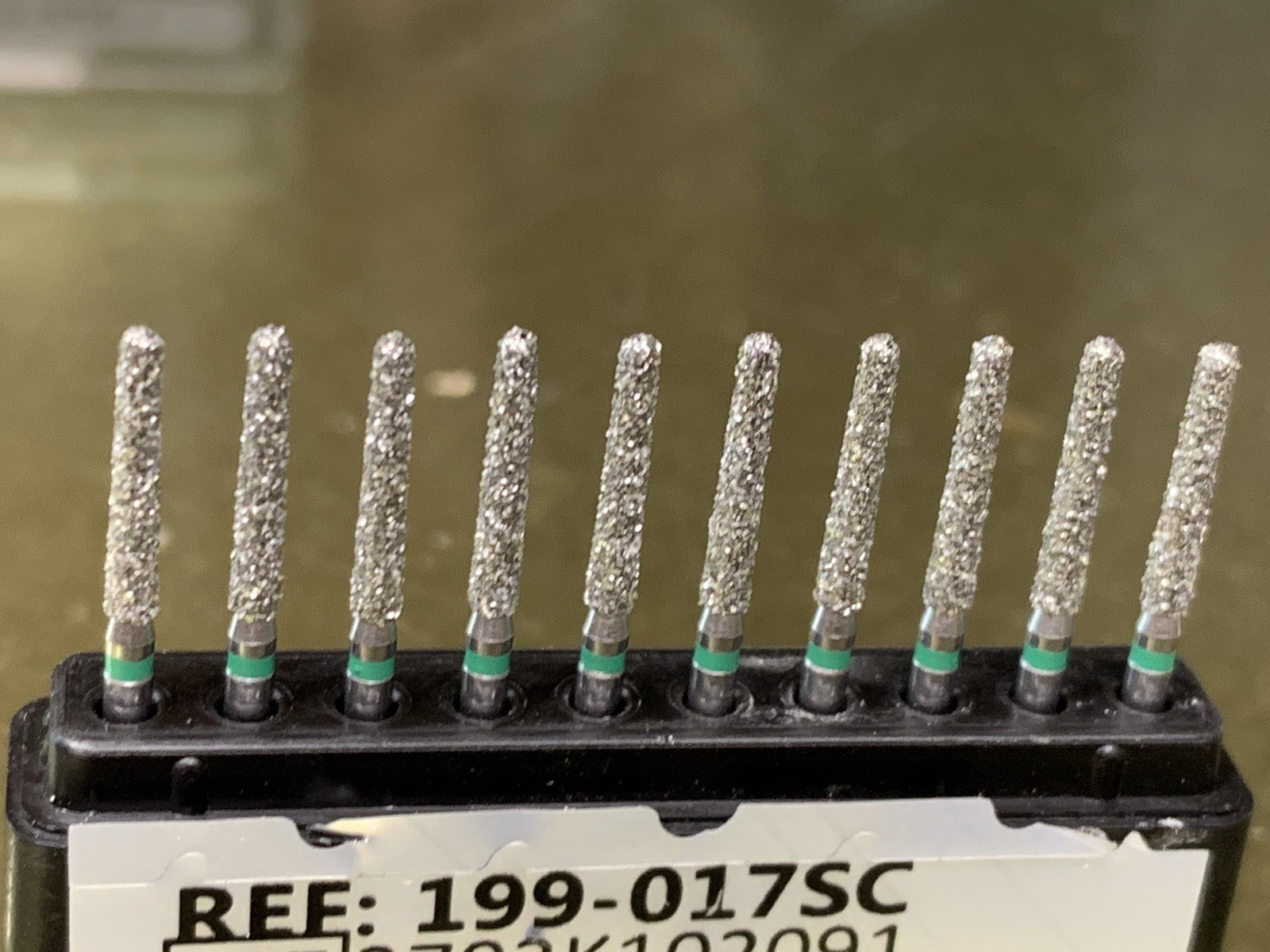 Diamond Burs 50×199-850-017sc 1.7 mm Diameter 10mm Cutting Length.medium Grit.