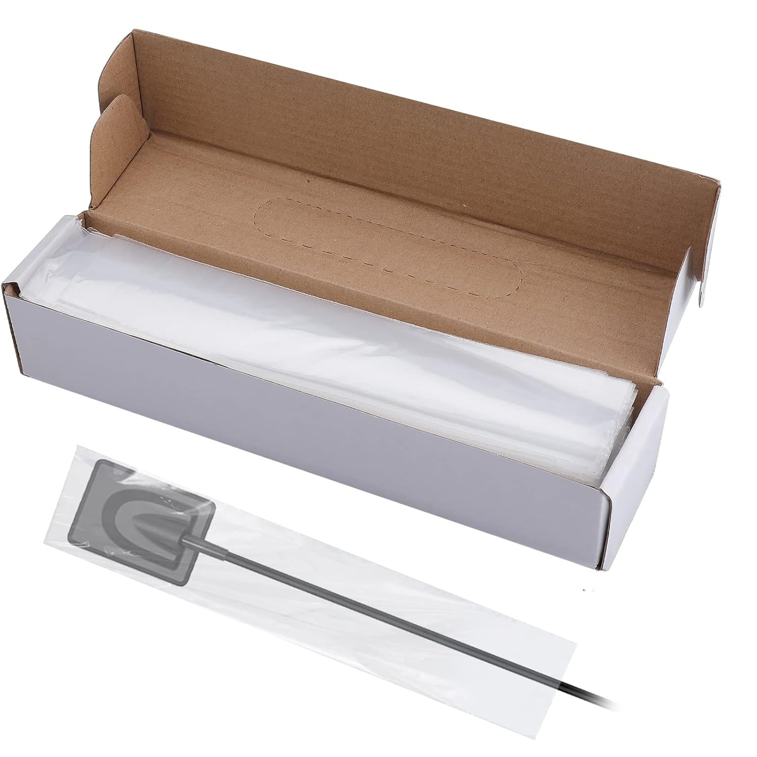 500Pcs Dental X-Ray Sensor Sheath Cover Disposable Intraoral Sleeve Cover Bags