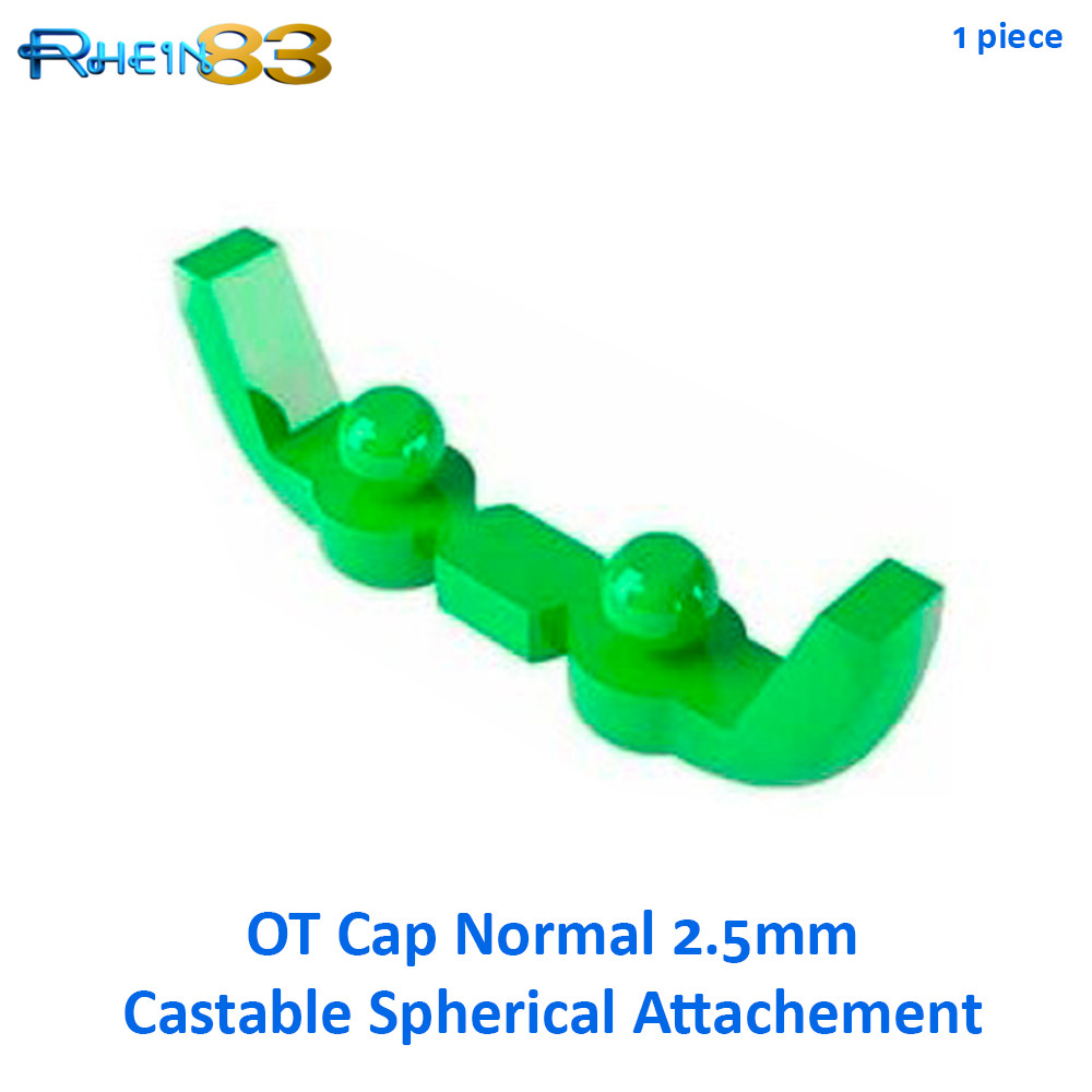 Rhein83 Dental Lab Implant OT Cap Normal 2.5mm Castable Attachment Beveled Bar