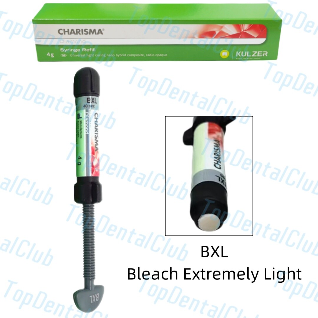 BXL Dental Charisma Composite Syringe Light Cure Resin Tooth Filling Material