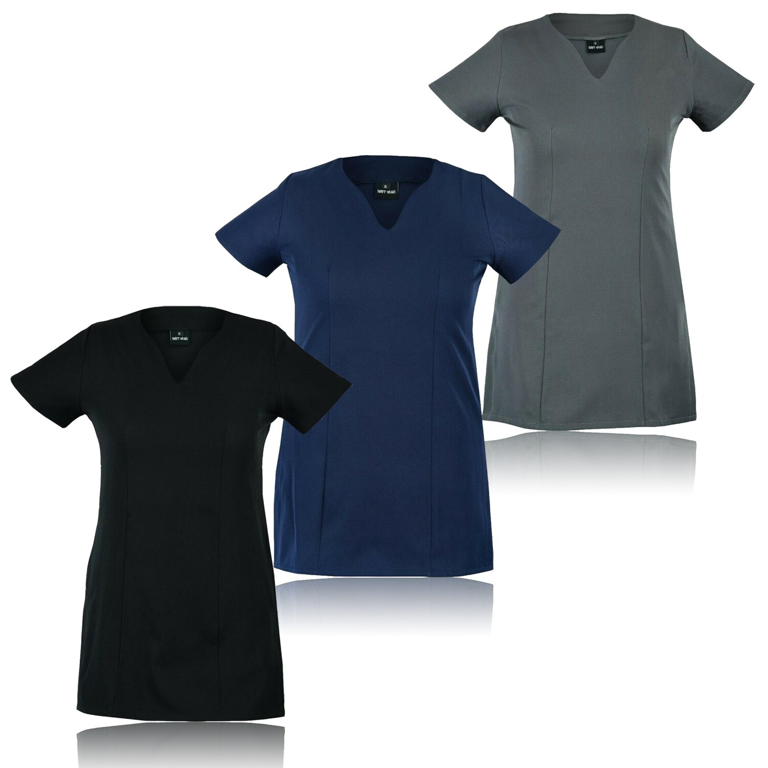 Beauty Tunic Hairdressing Spa Massage Therapist Health Work Nail Salon Uniform