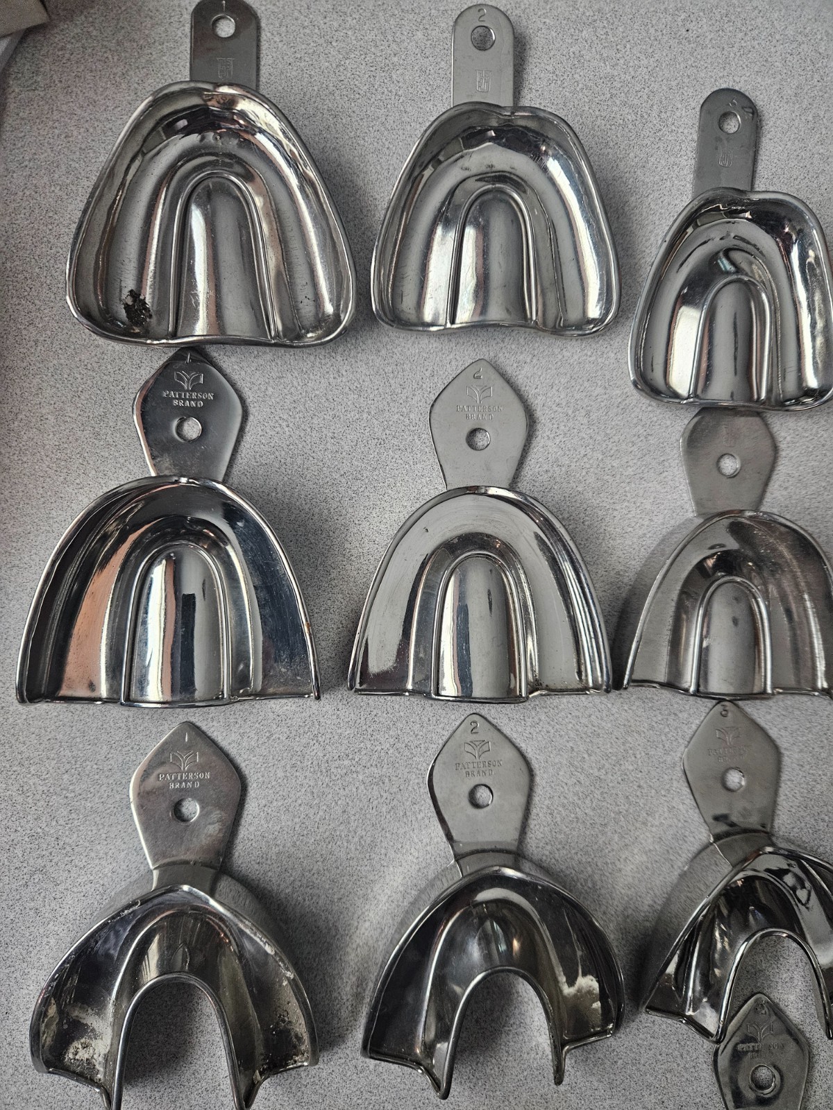 Bosworth / Patterson Brand Stainless Steel Trays (17 TOTAL TRAYS SEE DESCRIPTION