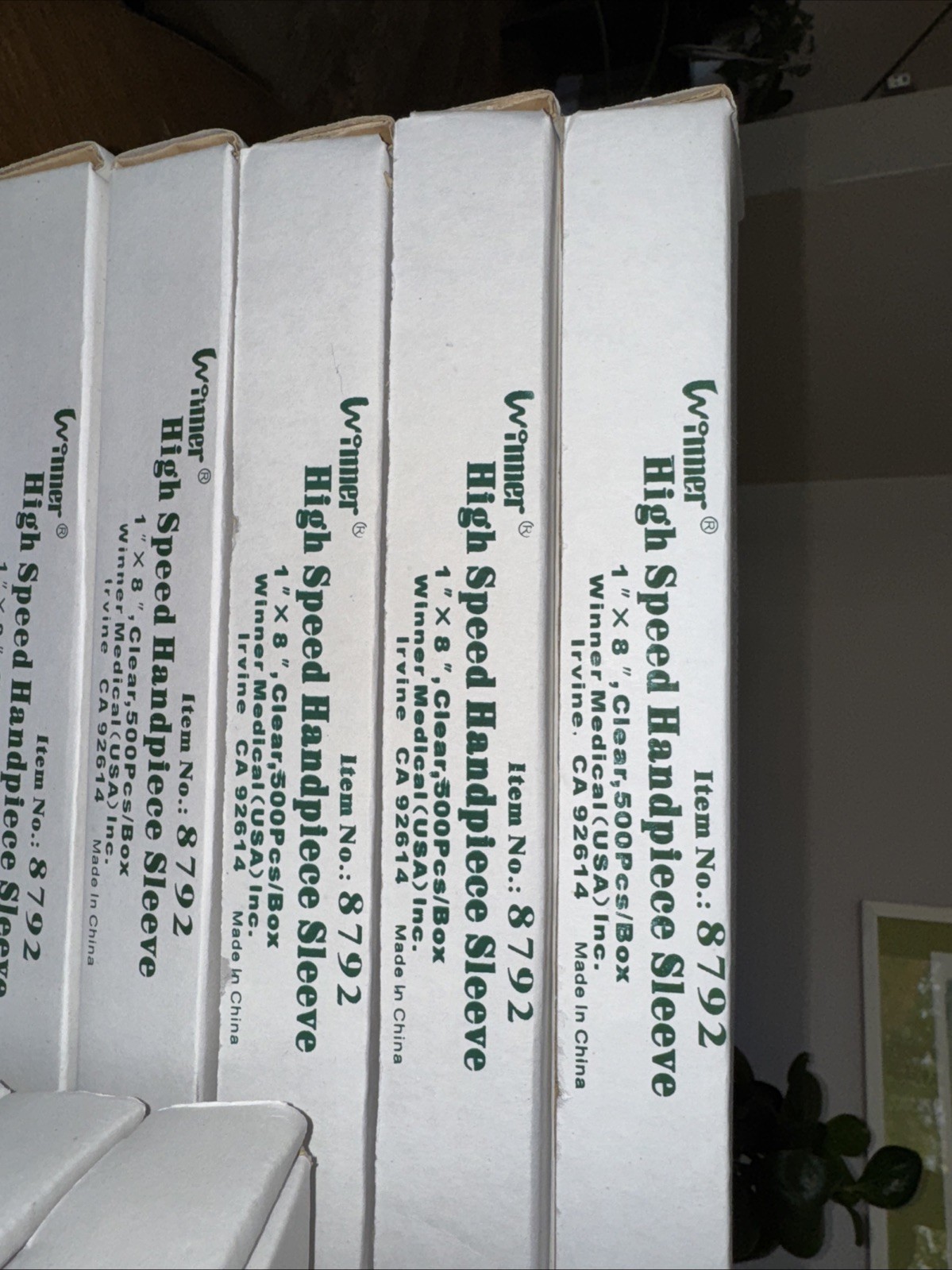 LOT OF 10 NEW Winner Dental Disposable High Speed Handpiece Sleeves 500/Box
