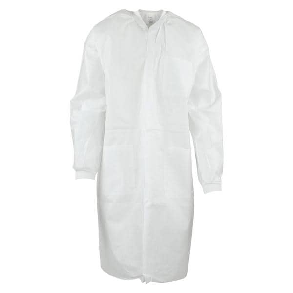 ValuMax 3660WHXL Extra-Safe Lab Coats White Extra Large 10/Pk