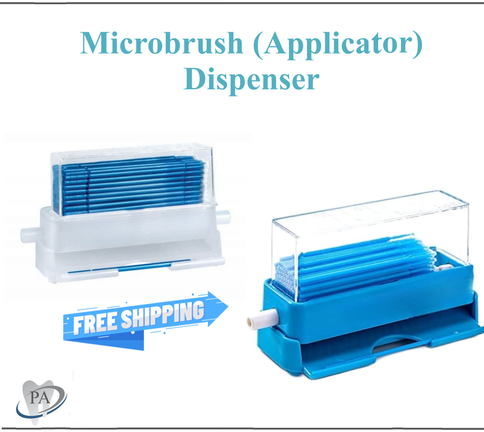 Dental Microbrush Dispenser – Holds 400 Microbrushes, Microbrush Organizer